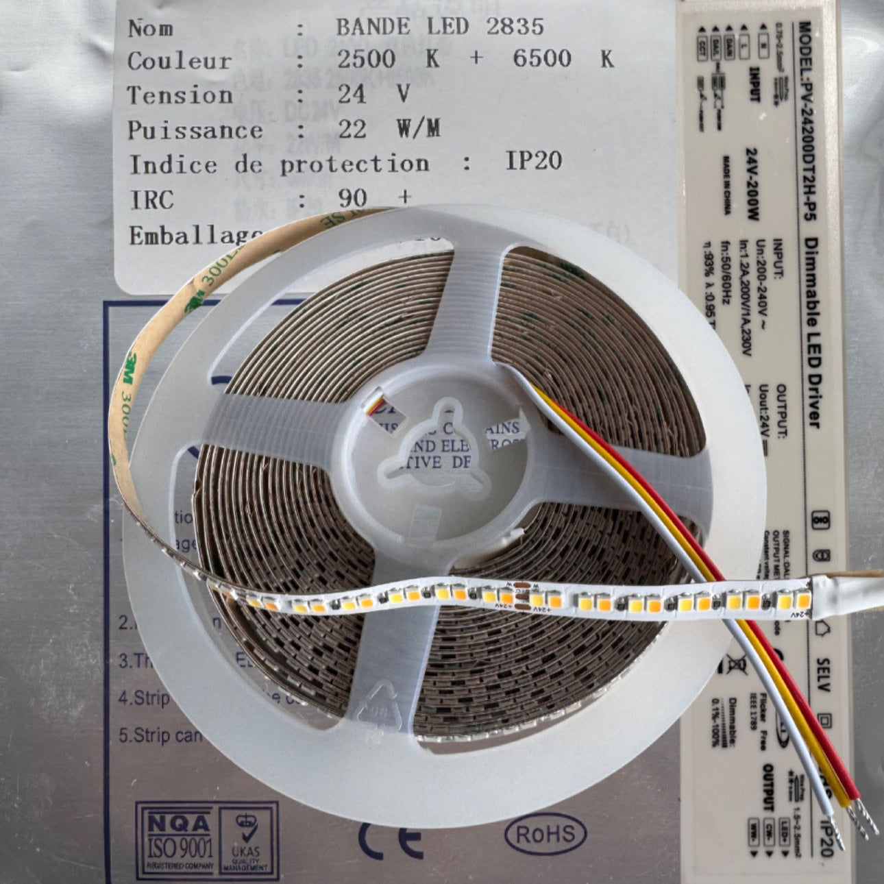 kit Bande LED CCT 24v