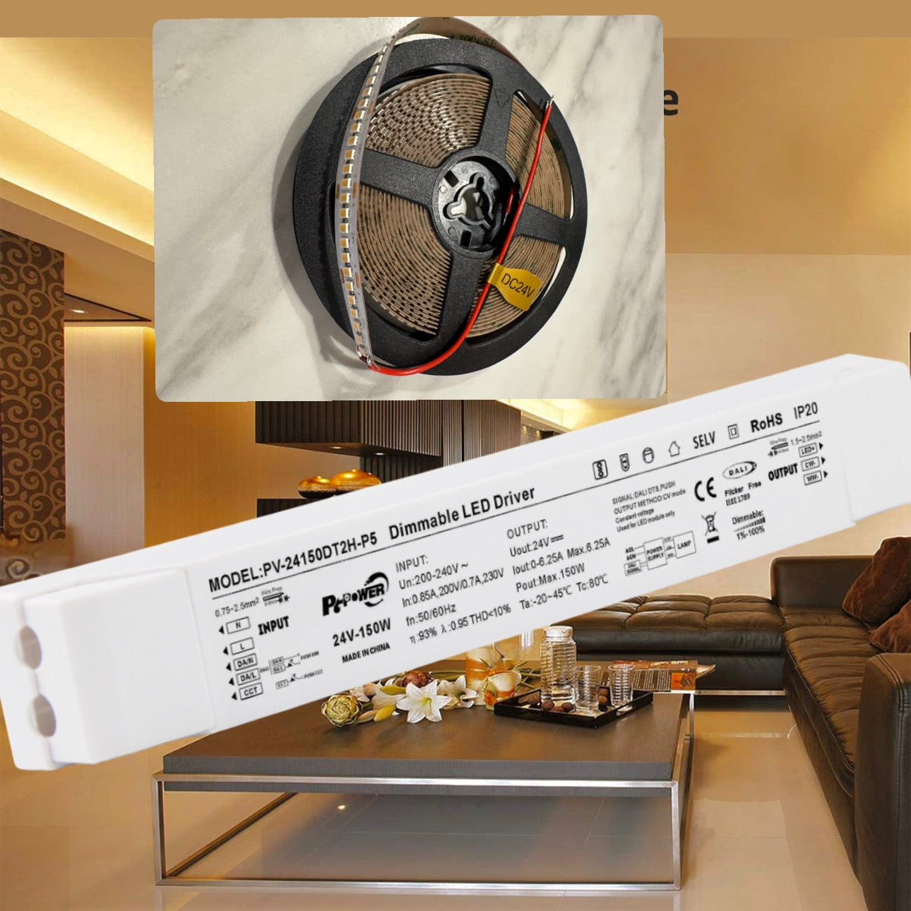 LED-Streifen-Set 24 W/m