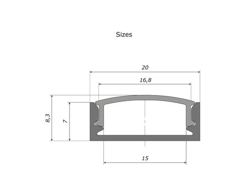 Rail Bande LED
