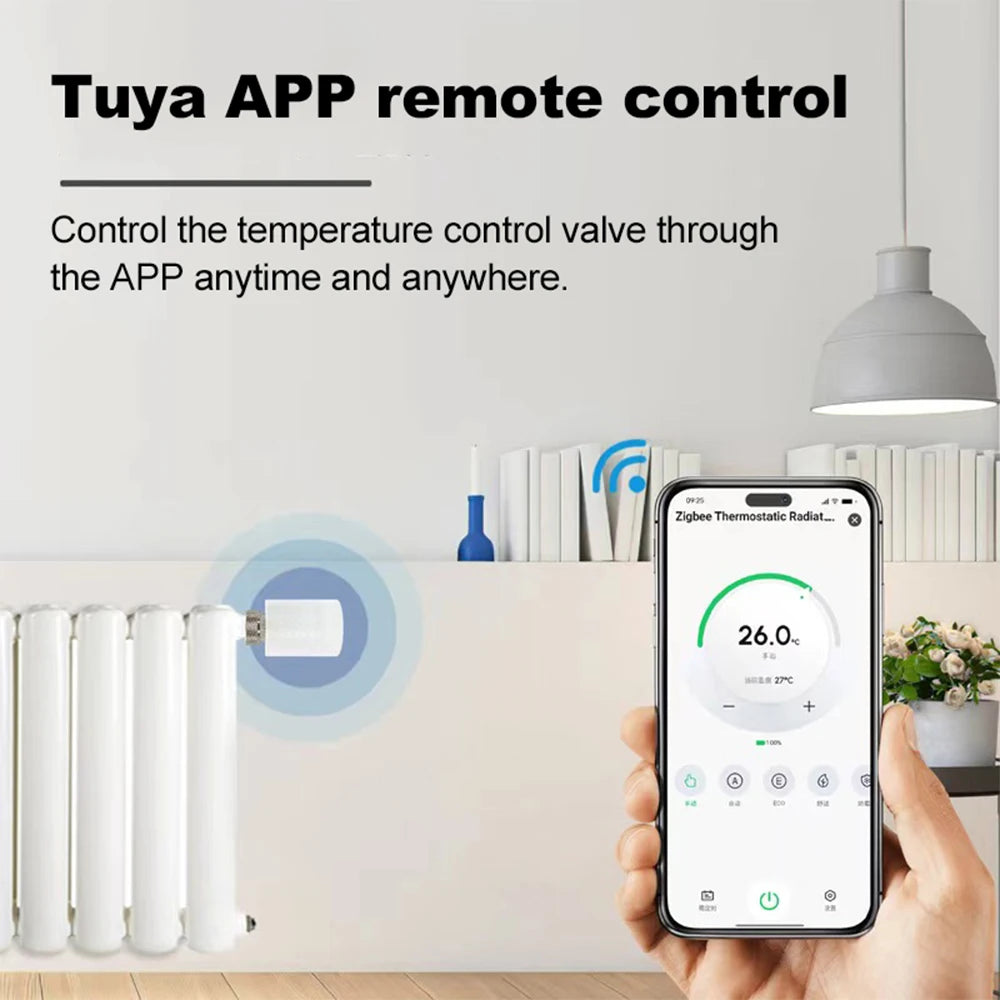 Vanne thermostat wifi pour radiateur
